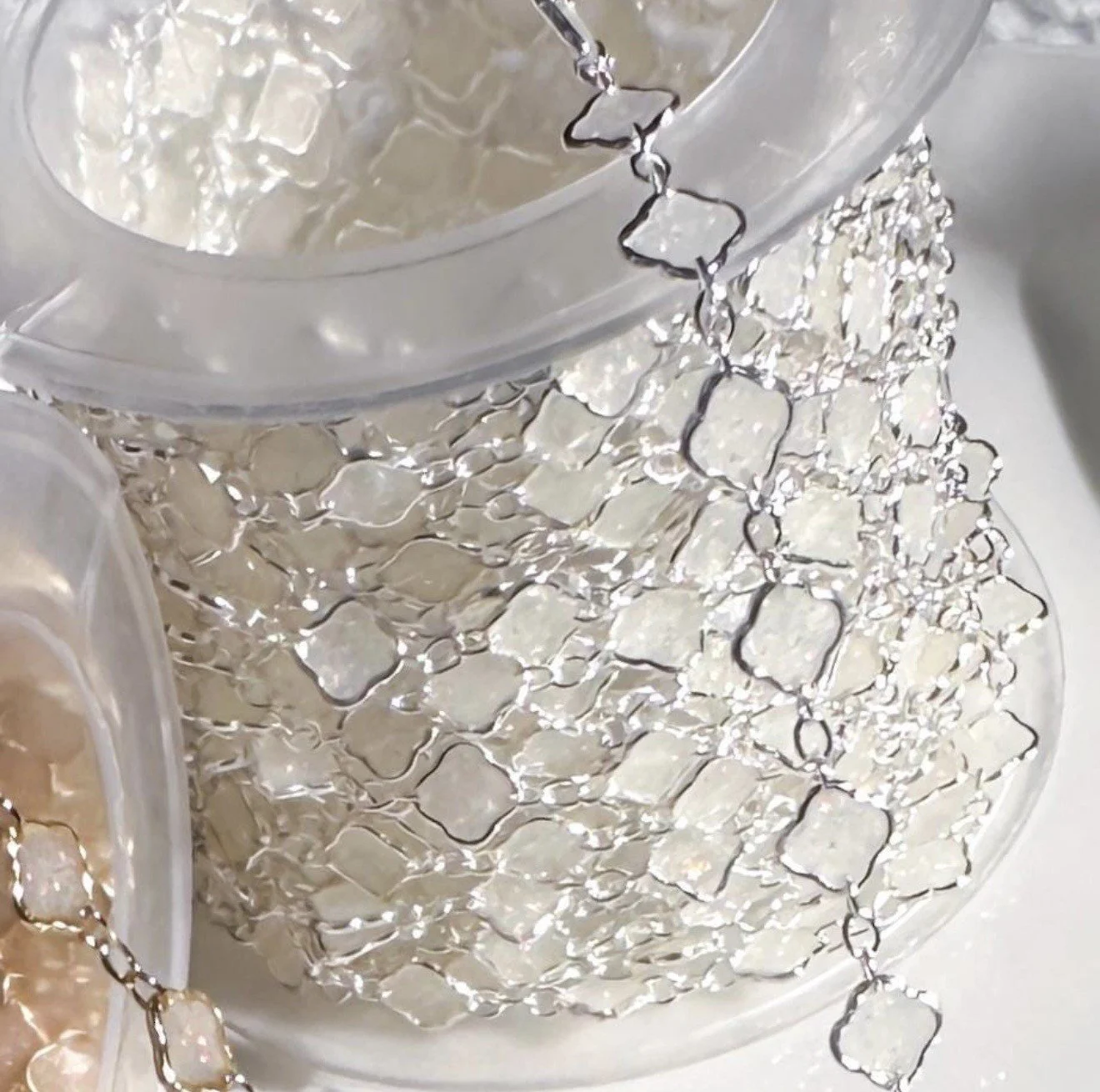 White & Sterling Clover