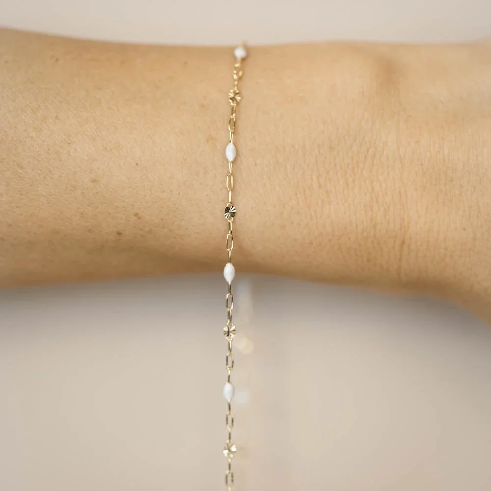 White Sunburst 14K GF