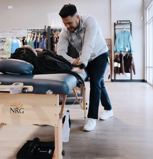 Oscar Olguin, sports manual therapist and owner of AIMS Sports Recovery in Elk Grove and Sacramento
