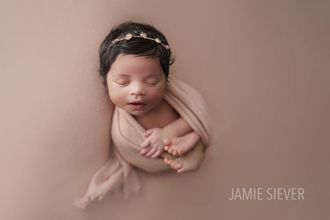Brand New Baby Girl | Main Line Newborn Photography