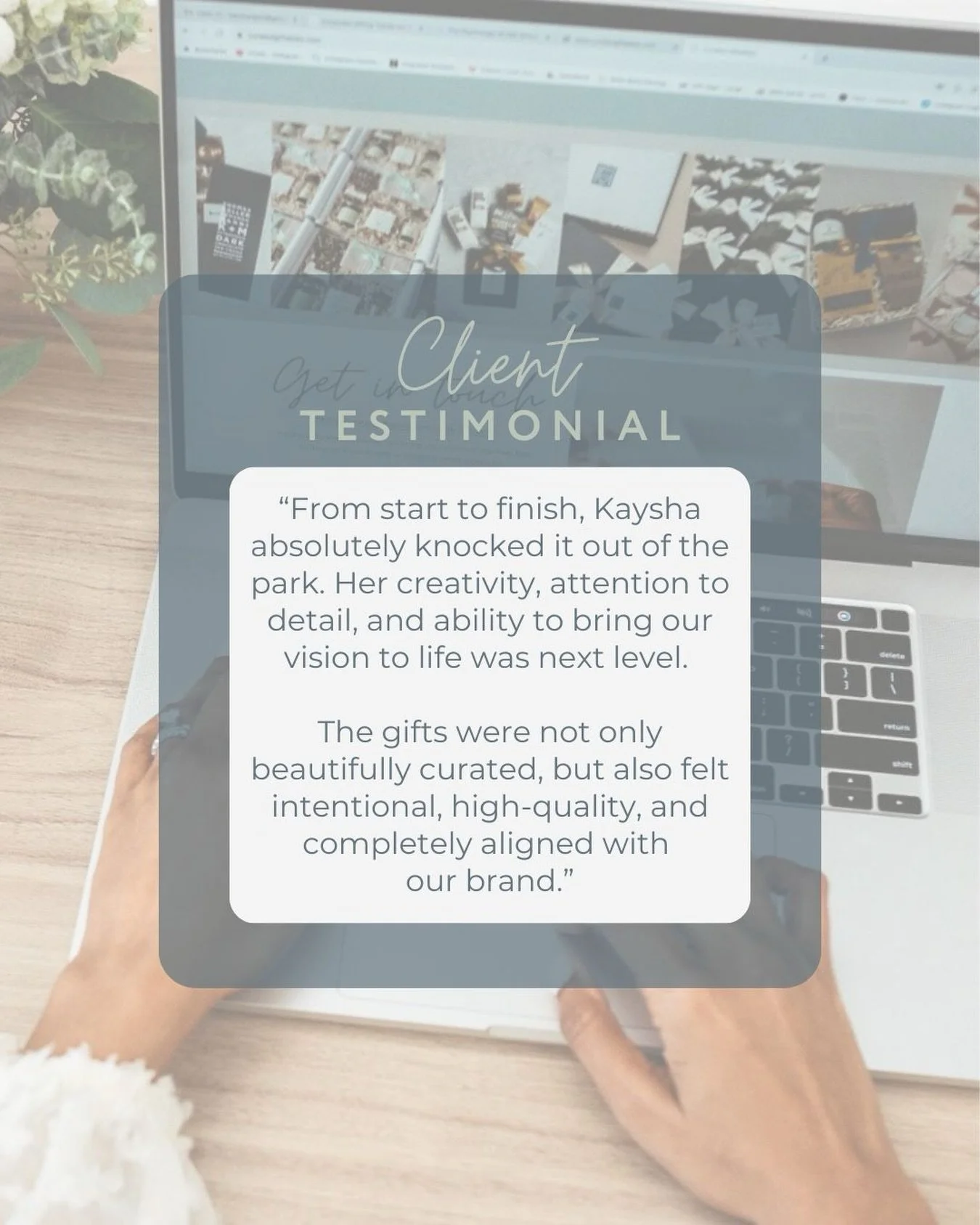5 star client reviews, hallelujah
Referrals, hallelujah
Repeat clients, hallelujah
Everything, hallelujah! 💫🙌🏽🤍
.
.
.
#customgiftdesign #curatedgifts #giftservice #corporategifting #eventgifting