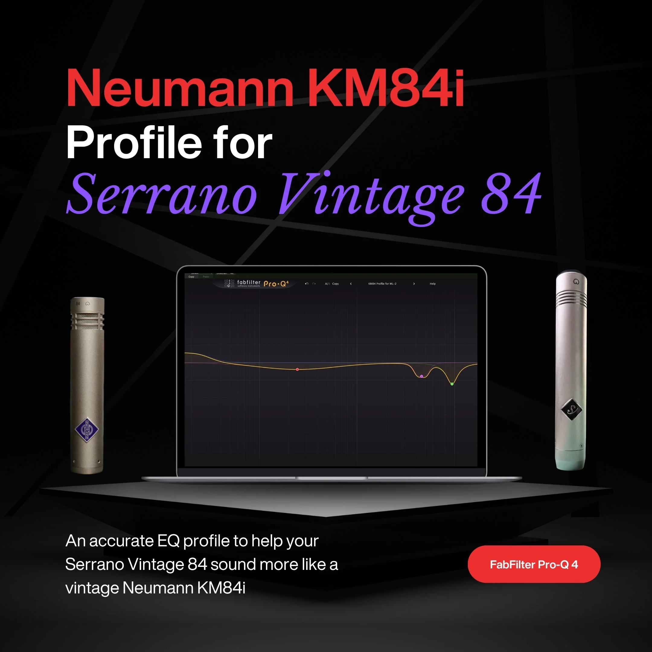 Neumann KM84i EQ Profile for Serrano Vintage 84