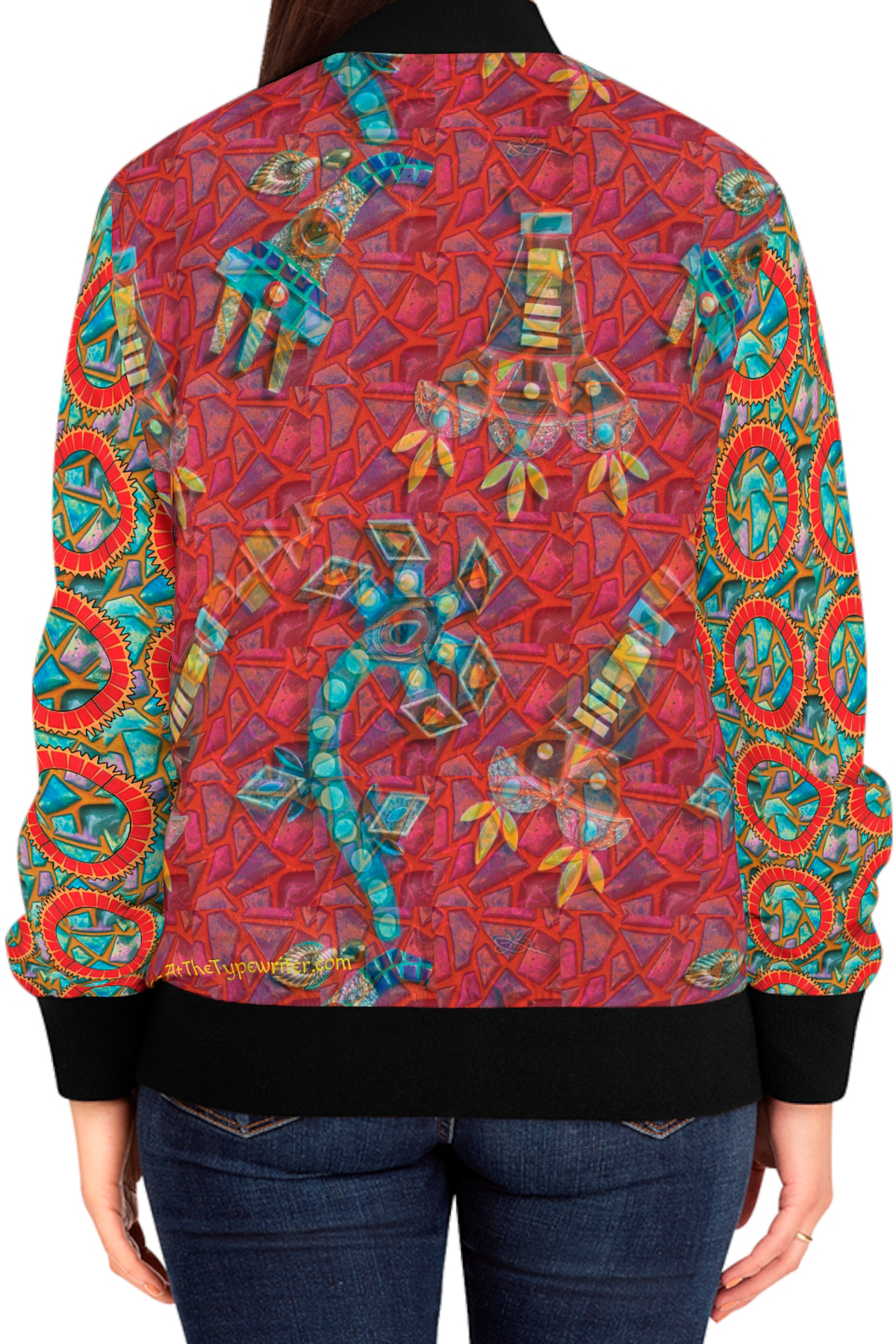 Smart-Printee-Womens-Bomber-Jacket-Fiore-Zampe-Back-Cutout.png
