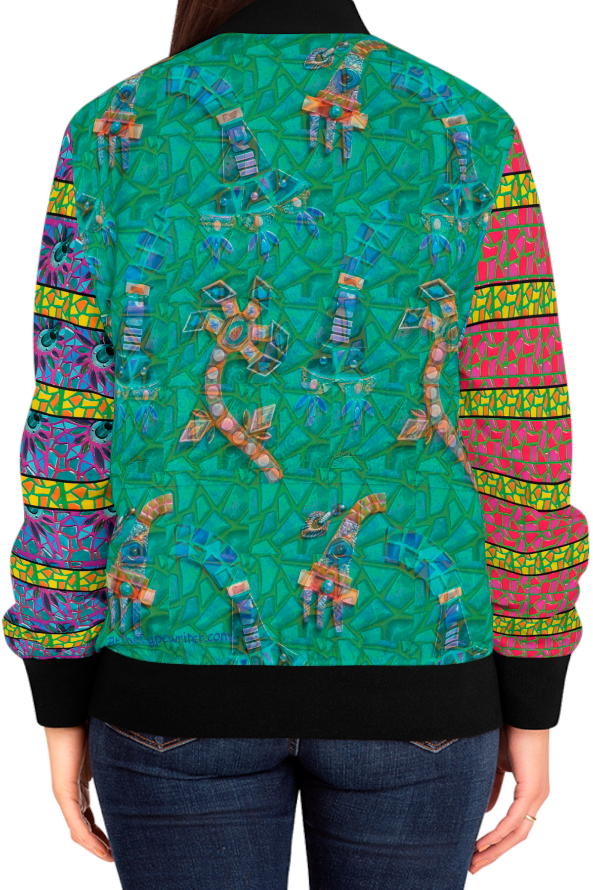 Smart-Printee-Womens-Bomber-Jacket-Fiore-Zampe-Back-Wild-Cutout.png