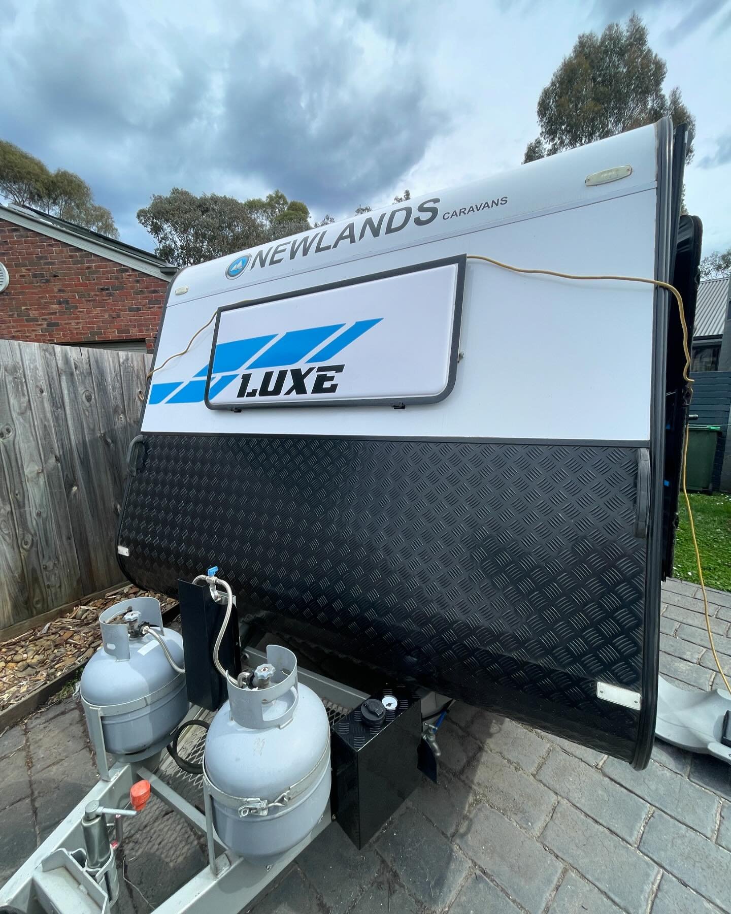 Another Aufocus 2KW MZ Diesel Heater installed into this Caravan, supplied and installed with a fuel tank cover and main unit cover 🔥❄️