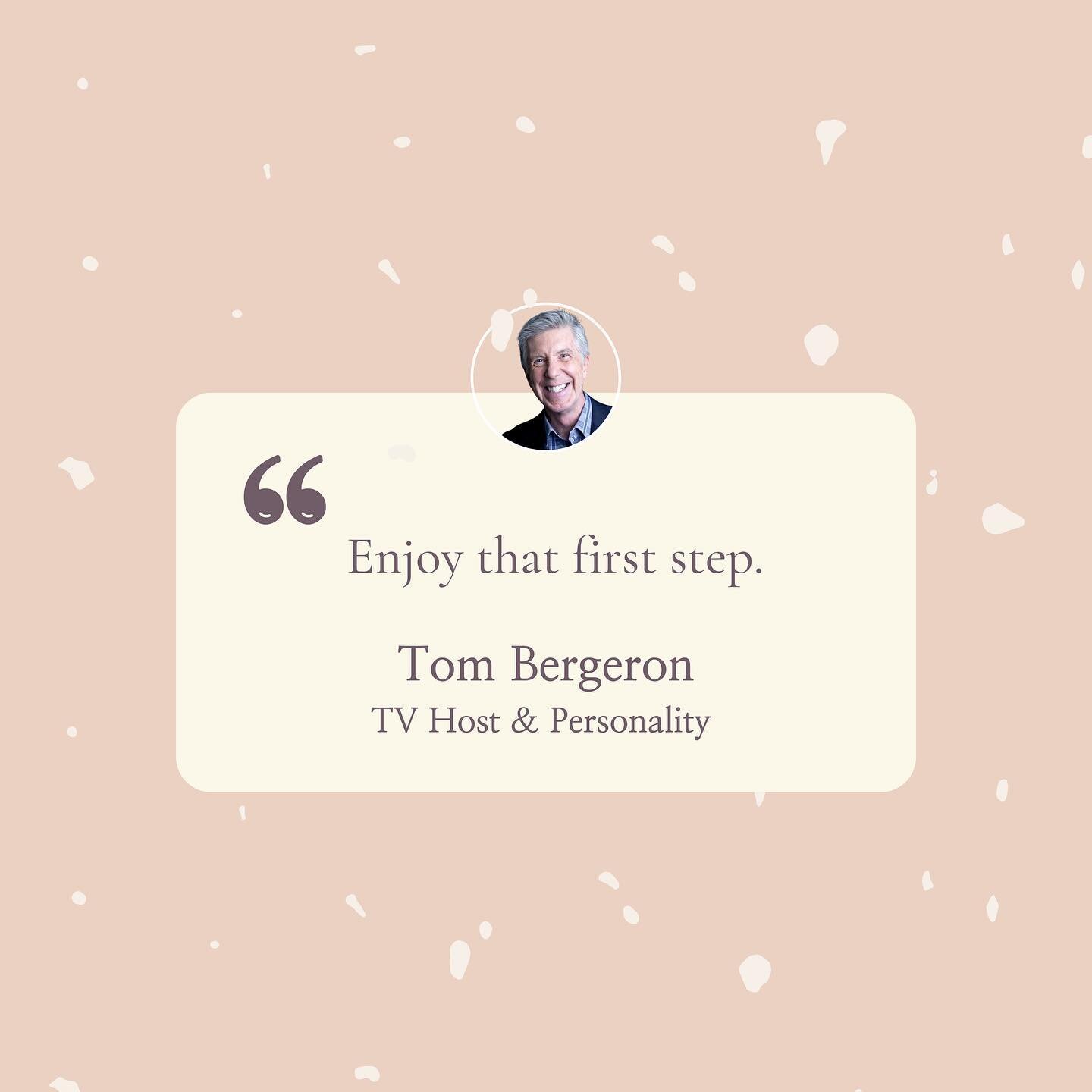&ldquo;Enjoy that first step,&rdquo; @tombergeron 🥹🙌🏼

Every step you take, as an actor, is a memorable one. Even the steps that are the hardest. Just remember that you only ever experience that &ldquo;first time&rdquo; once 🤍

#firststep #tomber