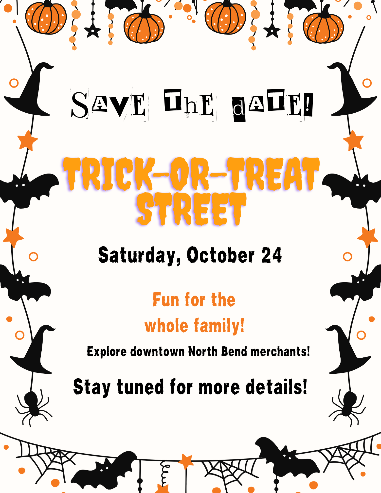 North Bend Downtown Foundation Trick-or-Treat Street 2026