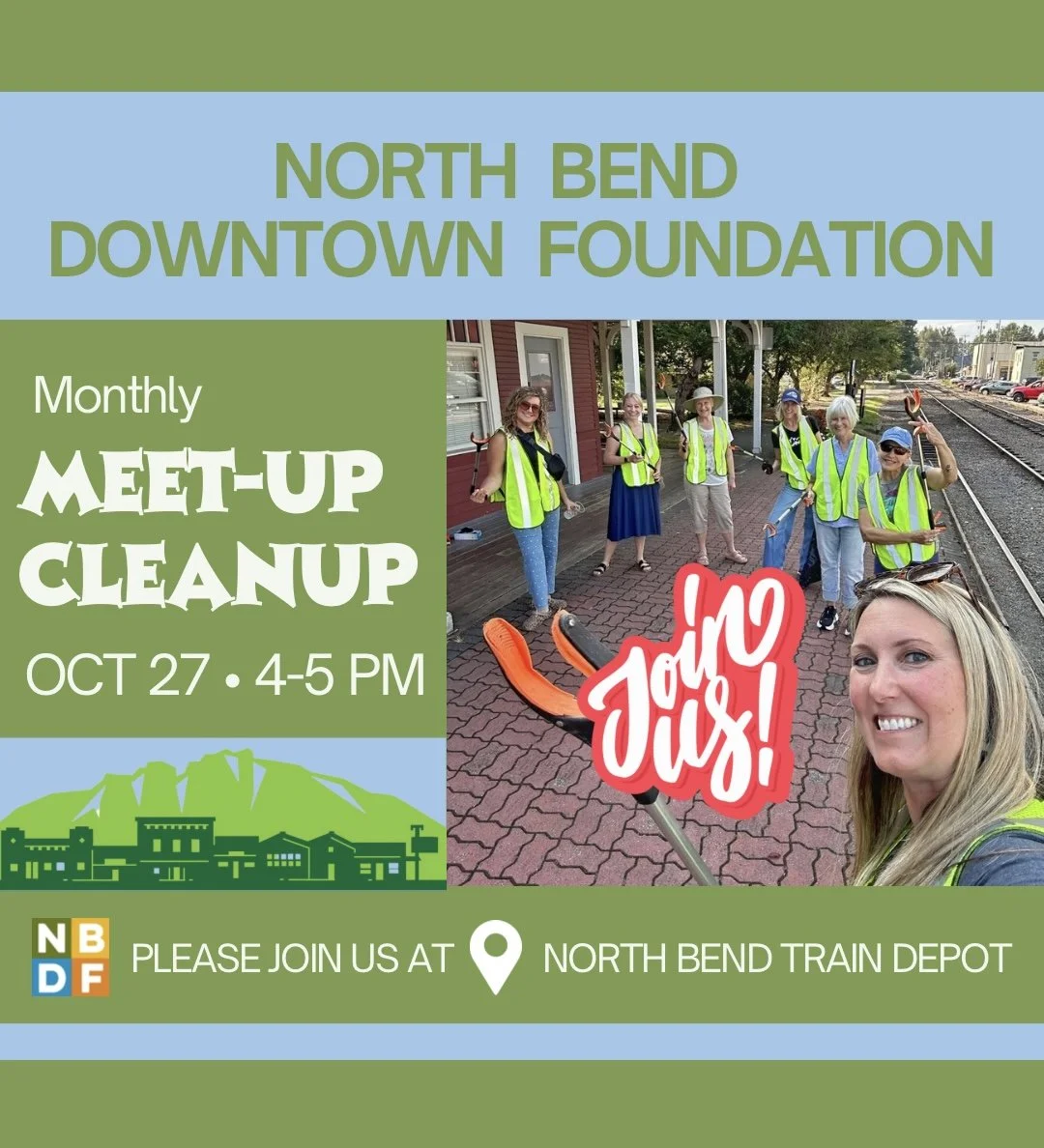 CANCELLED DUE TO RAIN  Meet-Up Clean Up