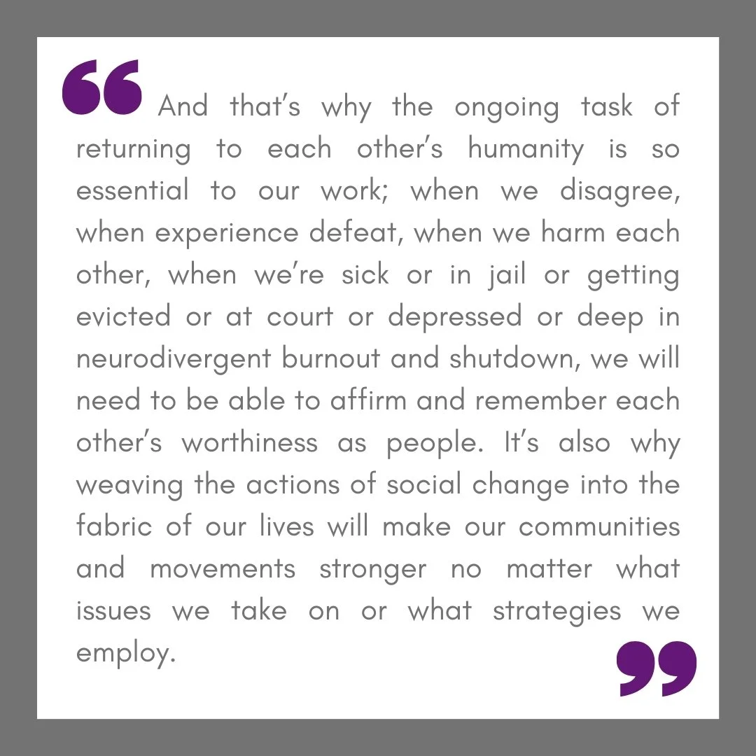 Cultivating Habits of Activism &amp; Care