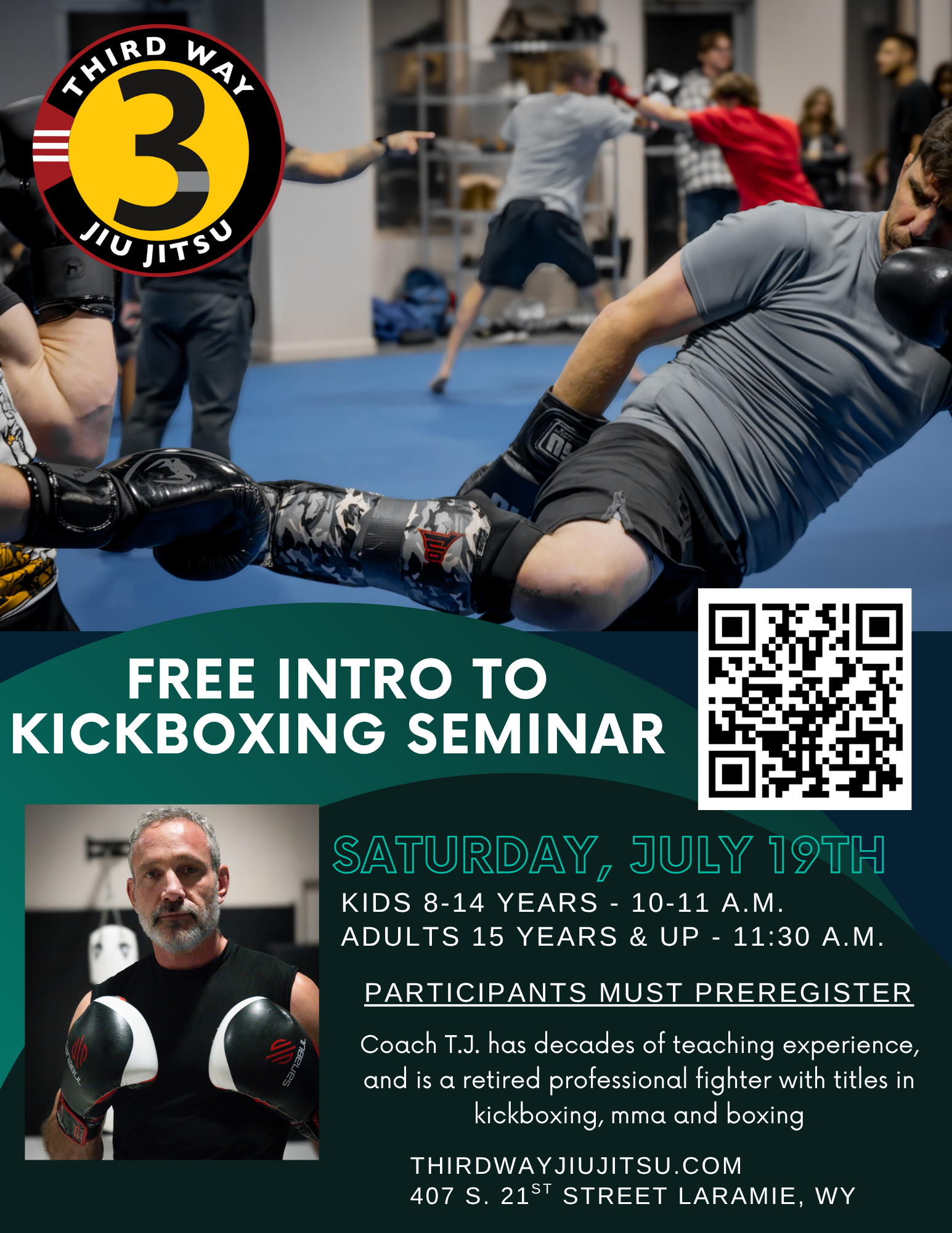 Free Kids Intro to Kickboxing Seminar