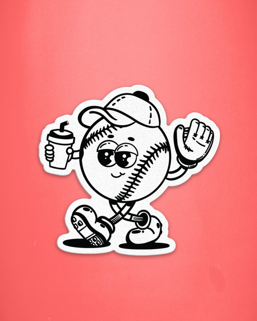 Hot Dogs & Home Runs Sticker