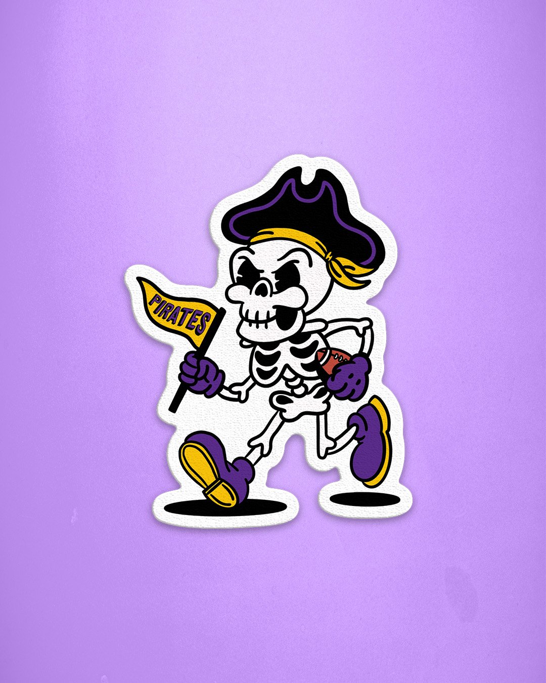Go Pirates Sticker