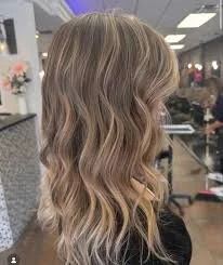 "Balayage and highlights at Hair Effex salon Bellmore NY