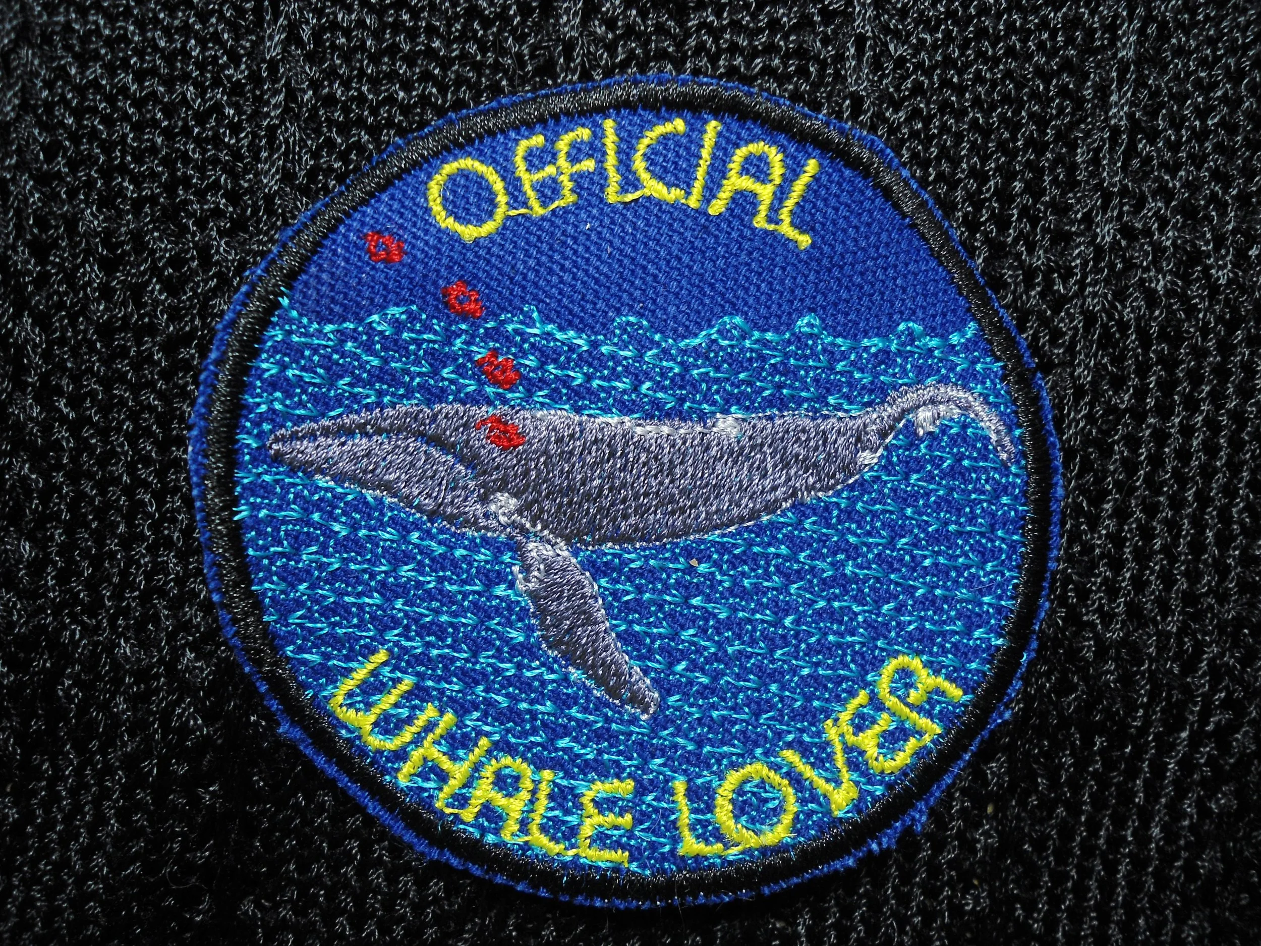 "Official Whale Lover Patch" 2019