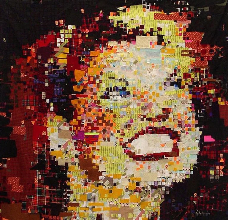 "VIP (Geri Haliwell)" 2006
5'x5'
Assembled from second hand fabric and deconstructed clothing