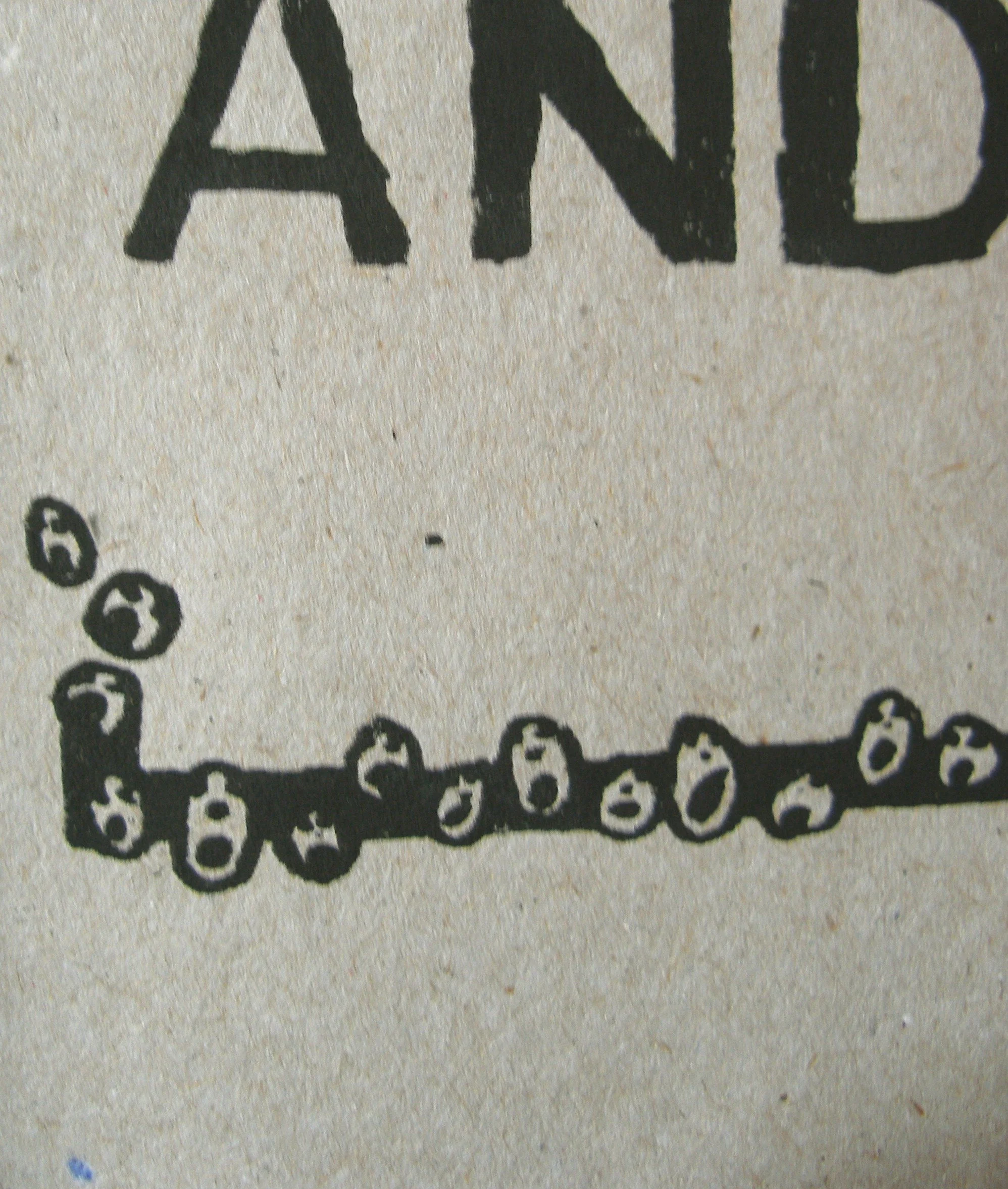 "I Am A Singer" Detail
14"x20"
Screenprint