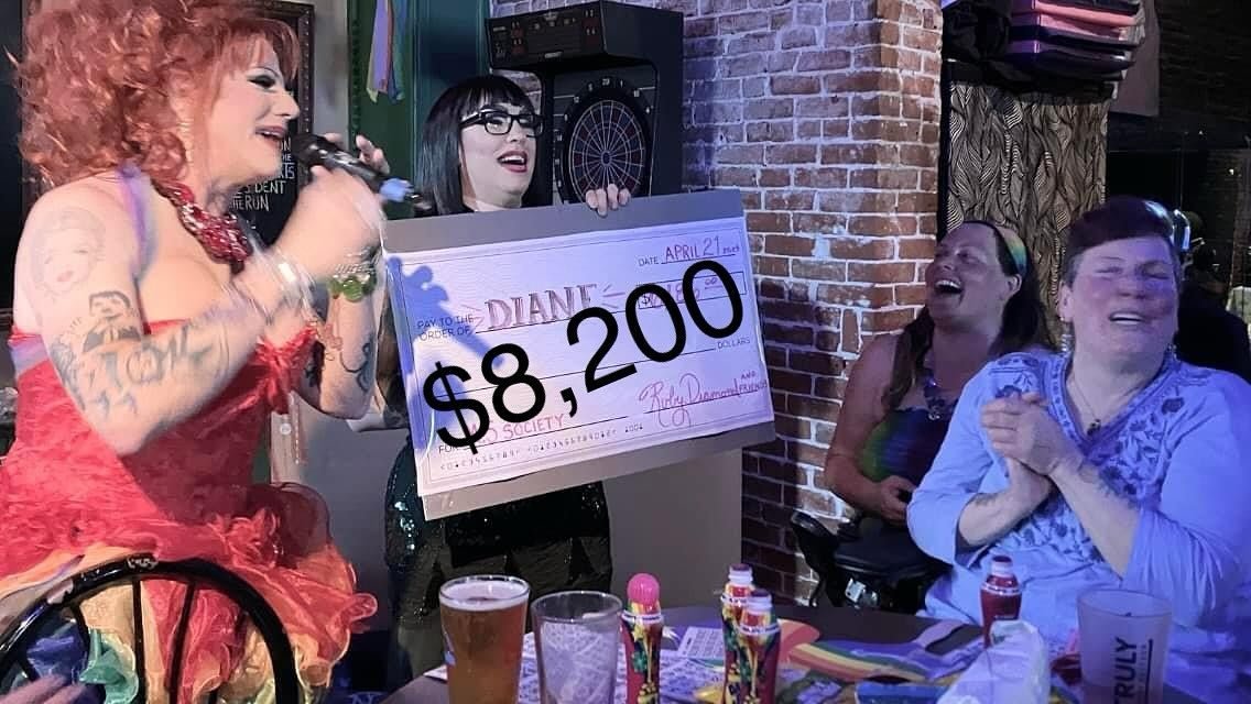 Most successful drag queen bingo EVER! Thanks to all who came out to support!