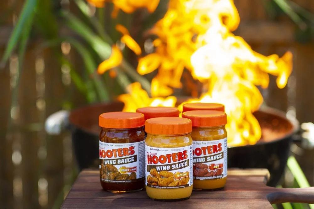 Hooters Wing Sauce product photography Tampa