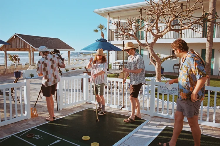 Shuffle board on St Pete Beach