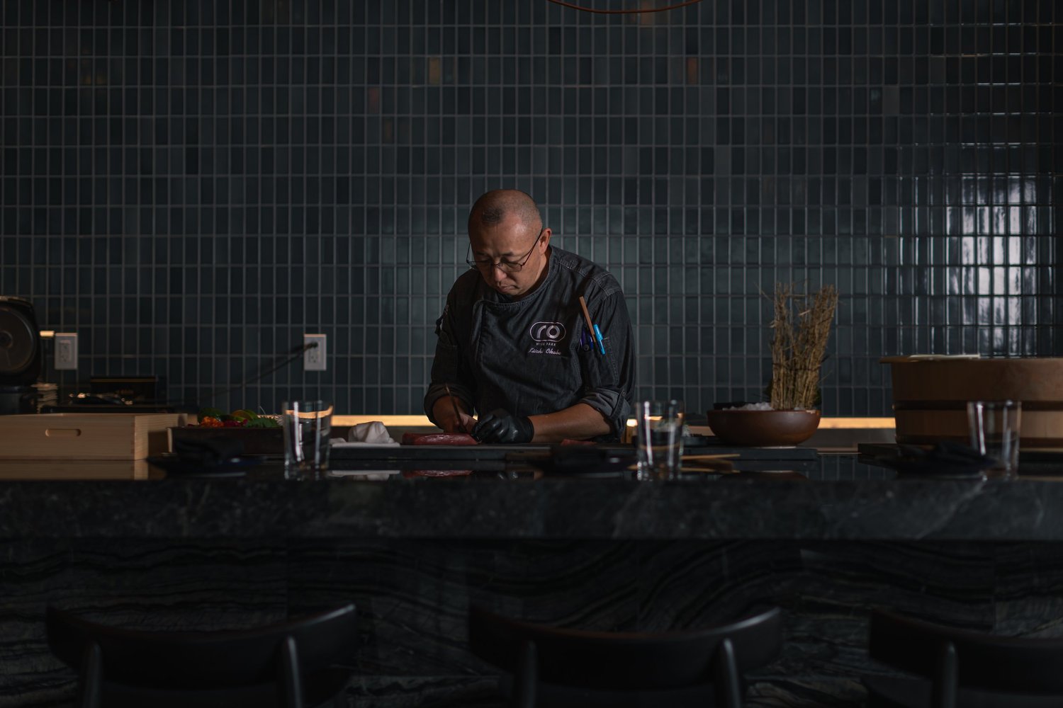 Chef in kitchen