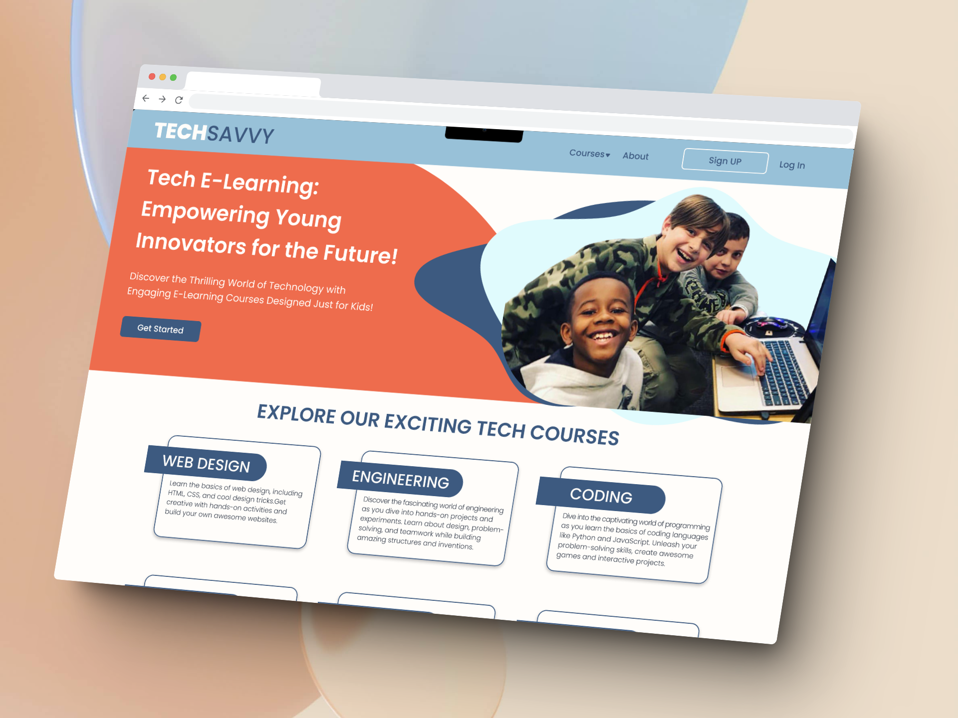 TechSavvy | Hackathon Website Design