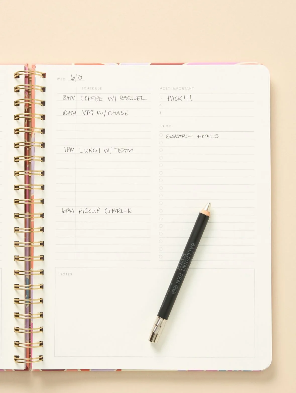 Papier Undated Daily Planner