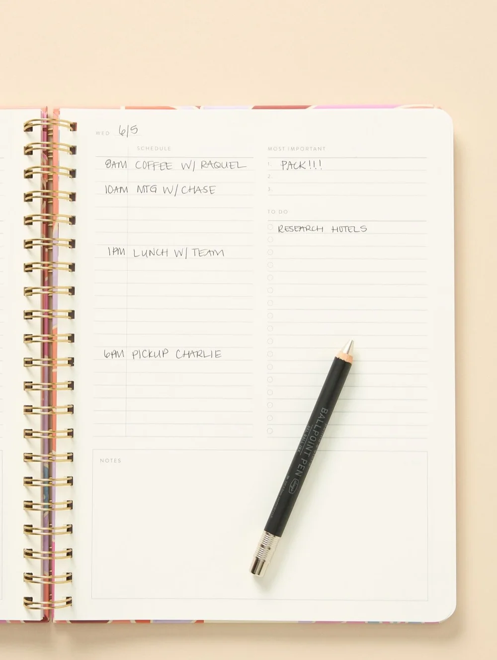 Papier Undated Daily Planner