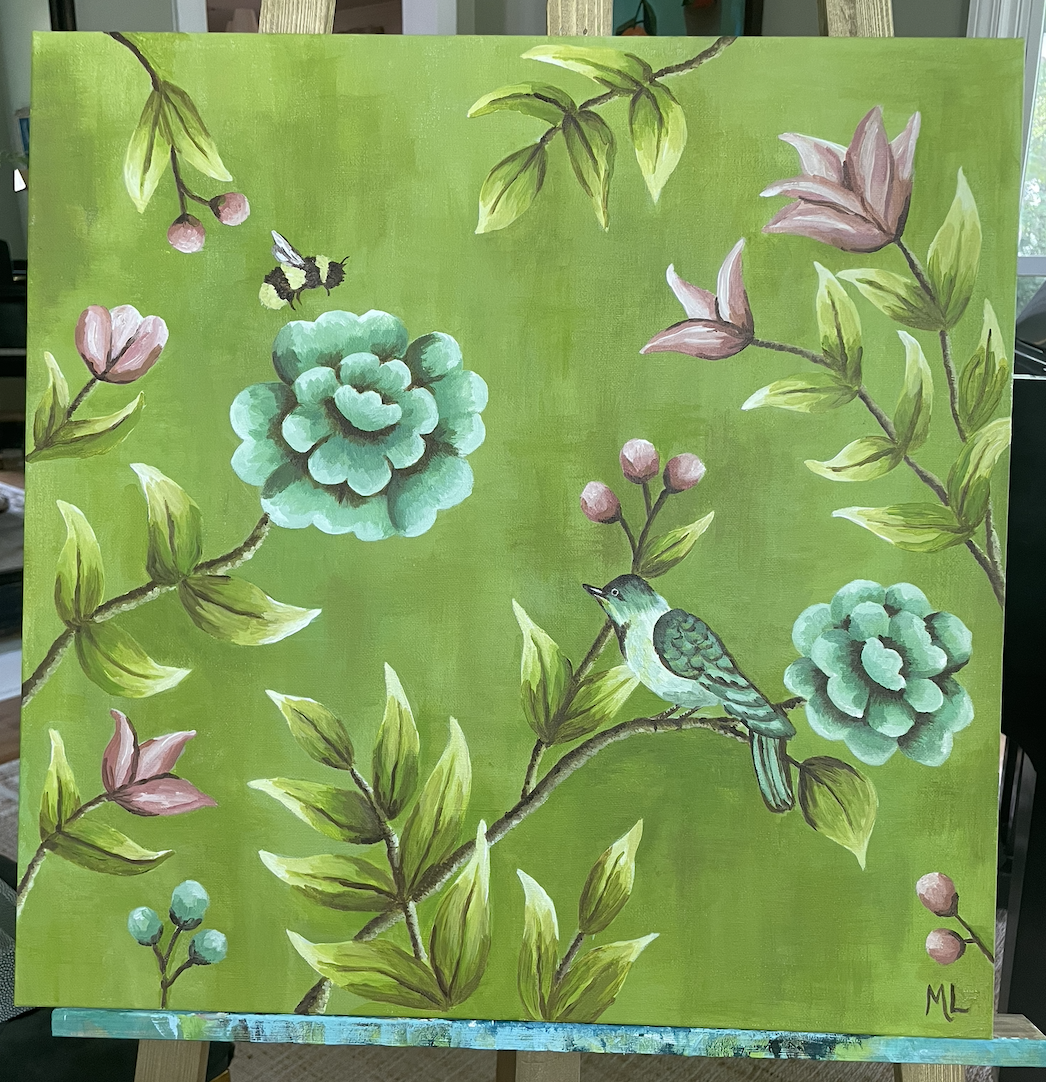 Songbird Among Blossoms
