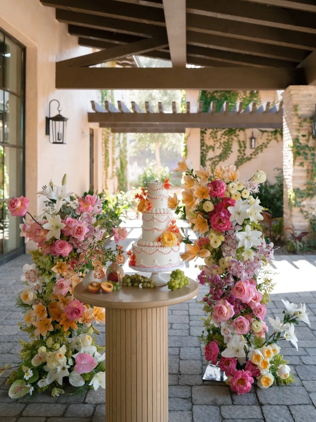 When the cake table steals the show 💗

Styled to feel just as breathtaking as every other part of the day, because why wouldn&rsquo;t it be ✨

Planning &amp; Design: Sophia Katarina Events- @sophiakatarinaevents
Florals: Daydream Florals- @daydreamf
