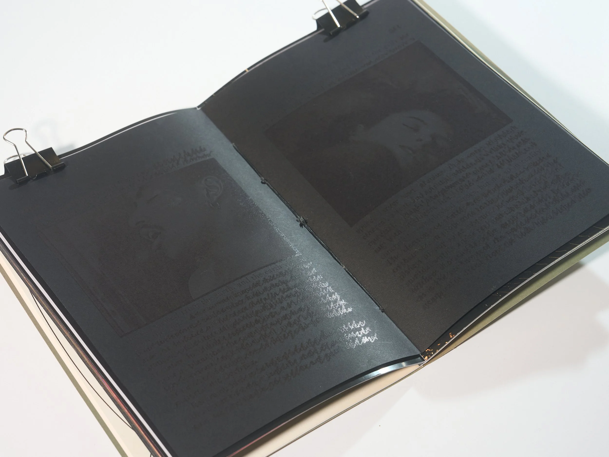 There Is No Death photobook dummy interior pages - Jason Hendardy
