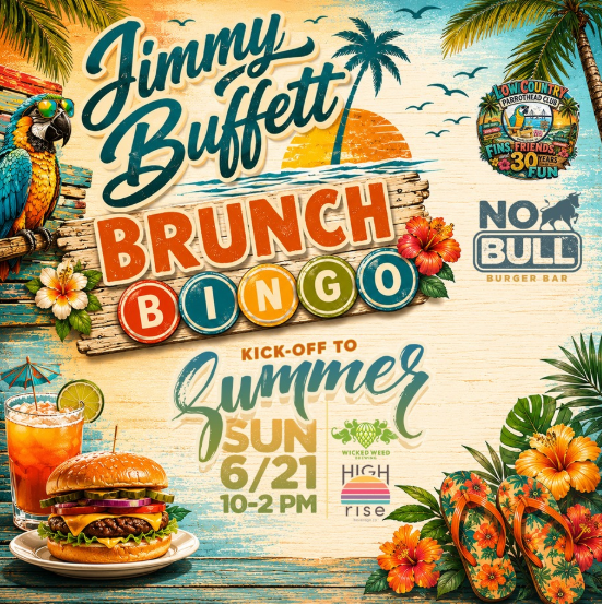 Jimmy Buffett Brunch Bingo