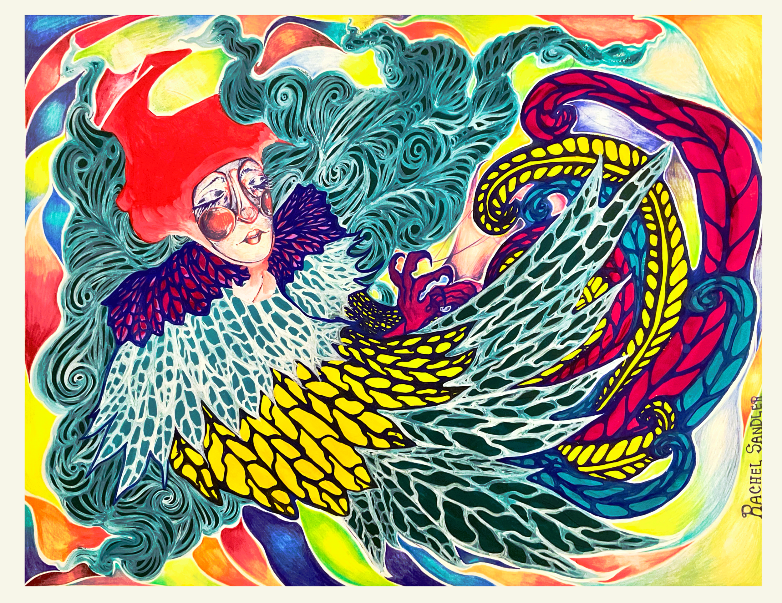Alkonost (Slavic version of the Harpy) 