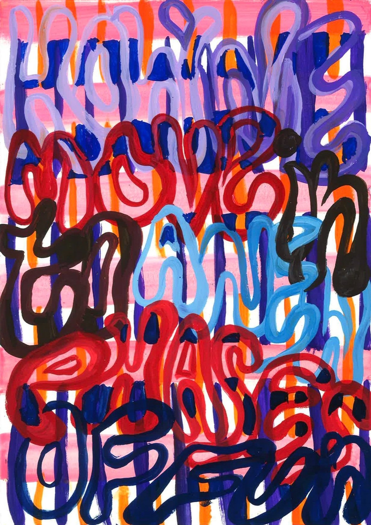 how we move into a new phase of fun - gouache, 2023.
