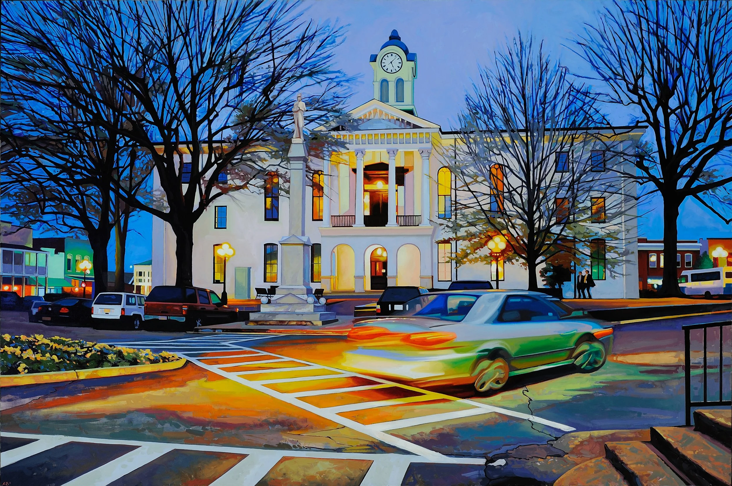 Lafayette County Courthouse at night .jpg