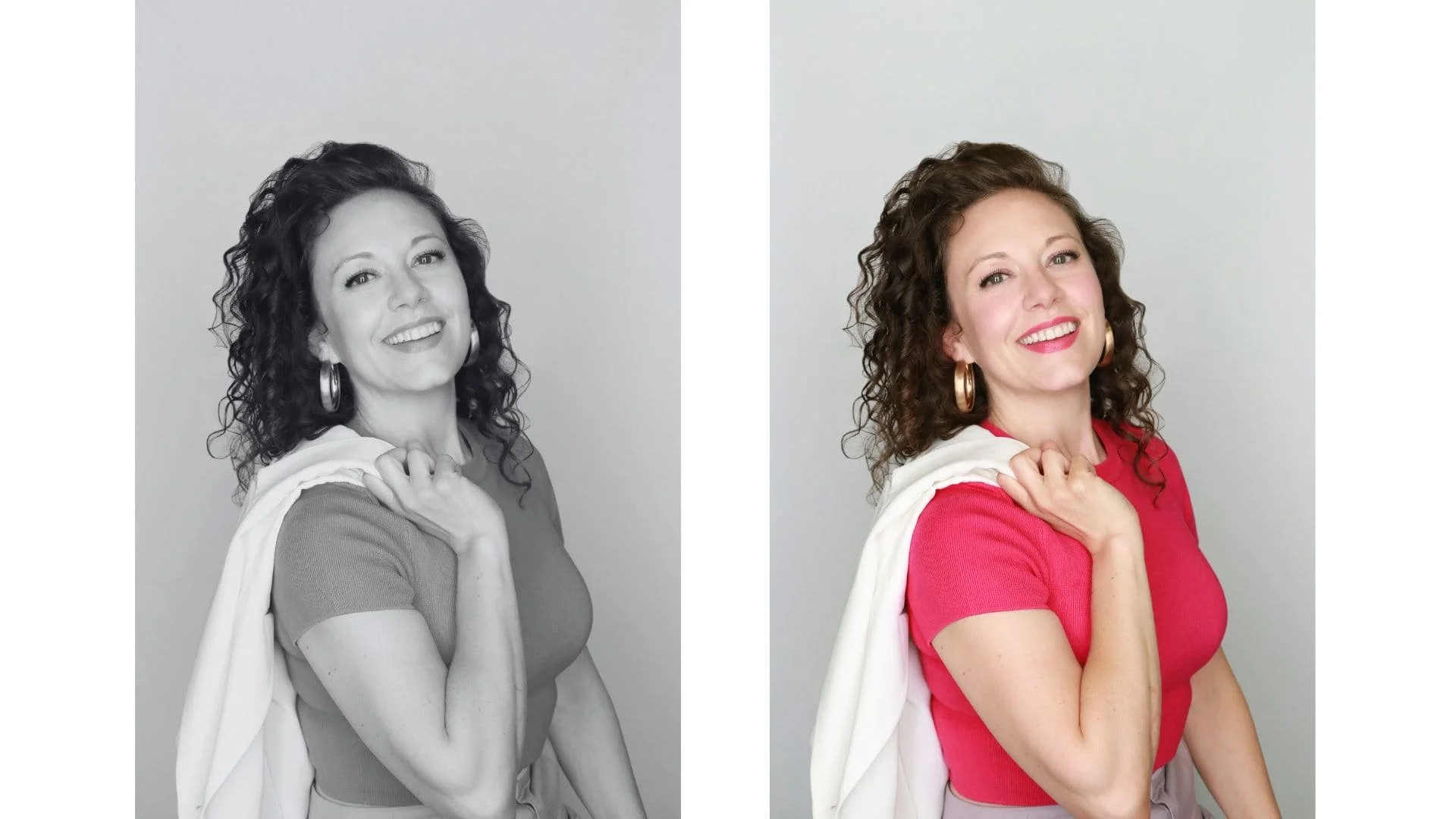 Black and White vs. Color Headshots