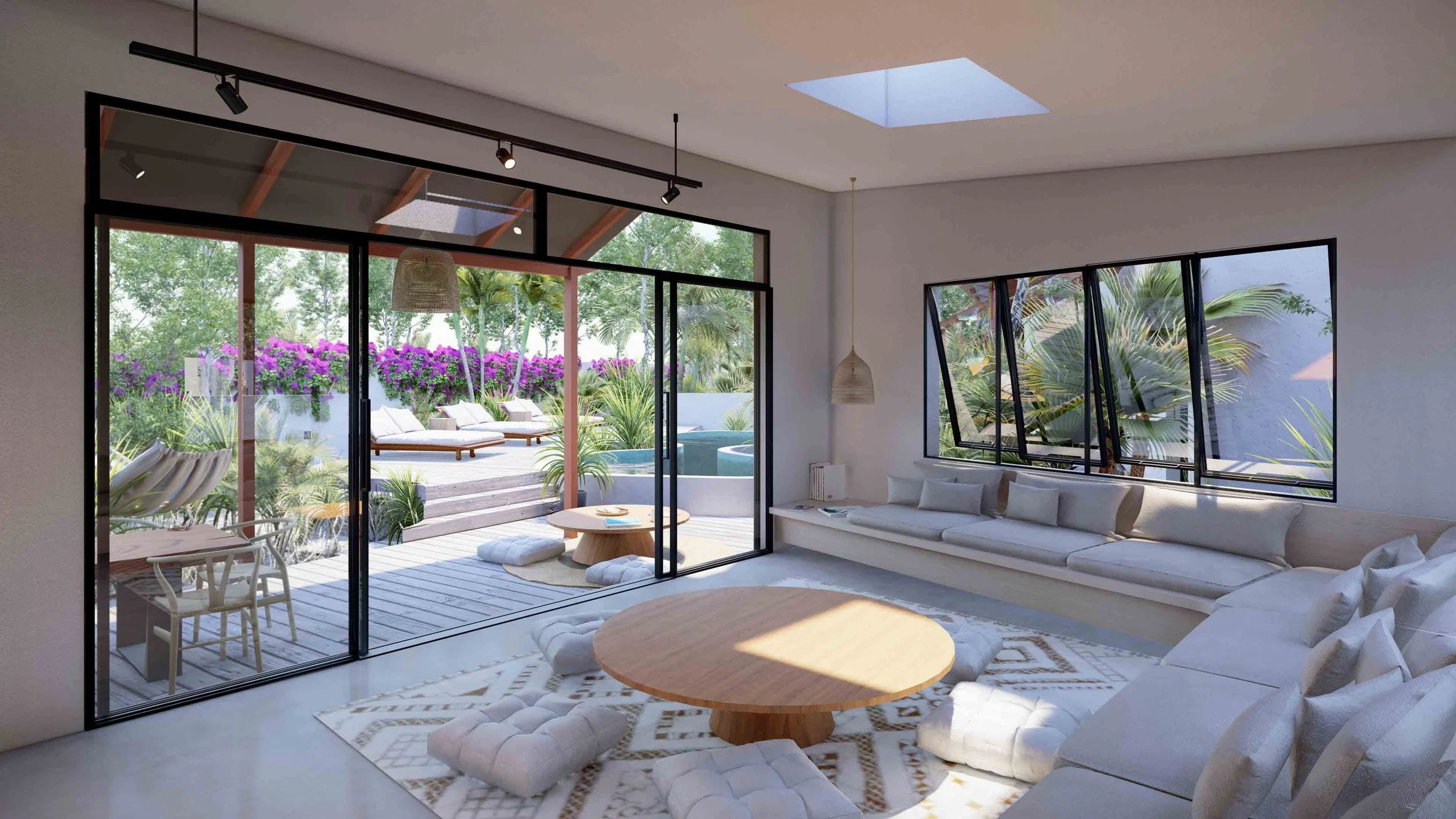 Pura Homes Tulum Phase Two - Living Room