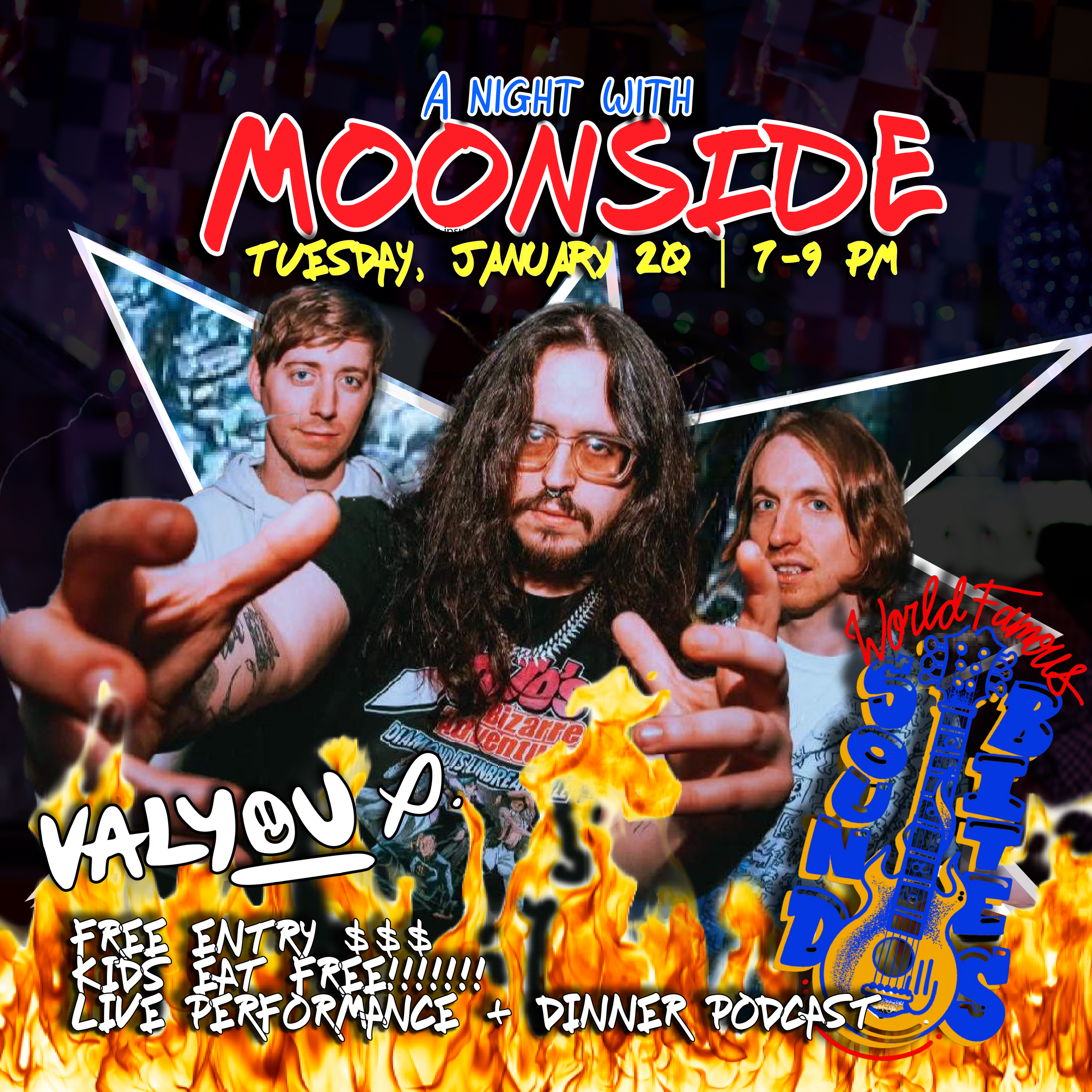 WORLD FAMOUS SOUNDBITES: A NIGHT w/ Moonside