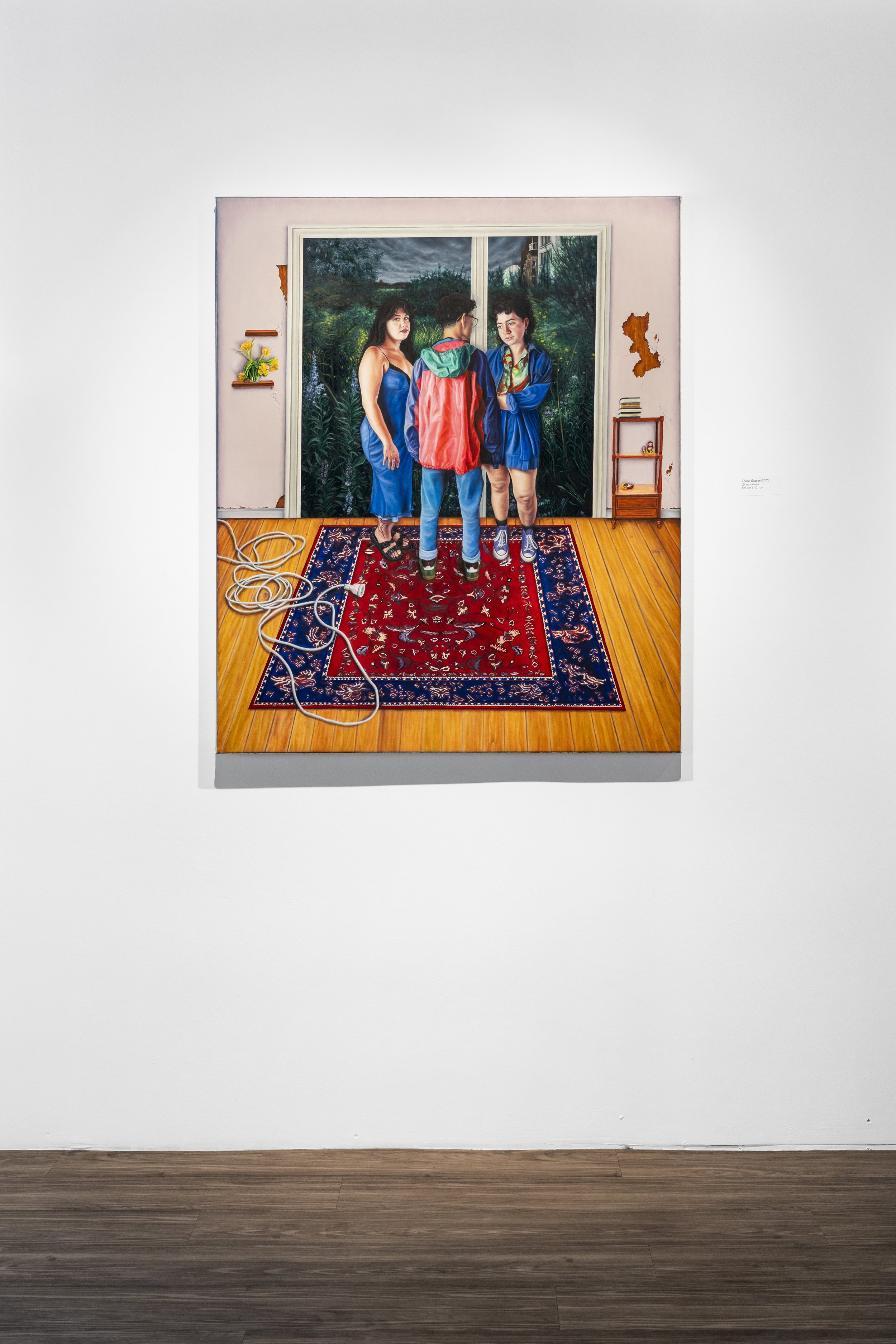 Installation view, Three Graces