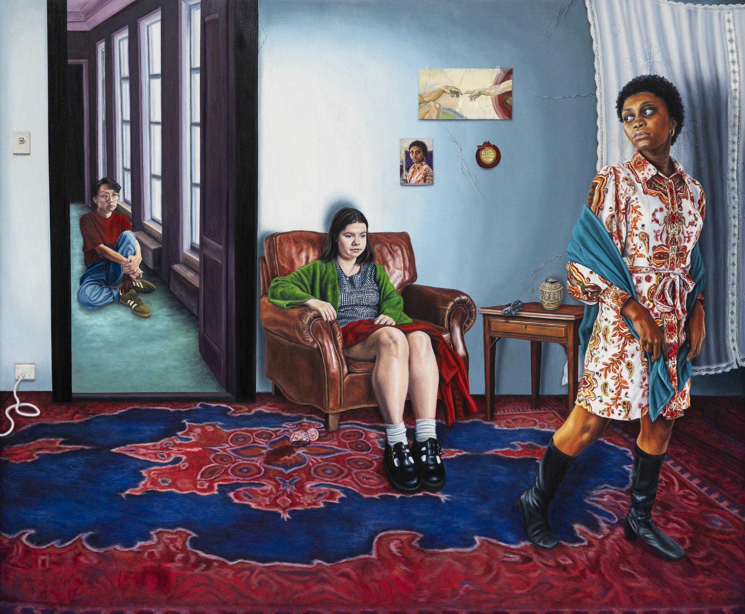 Mimesis, 120cm x 100cm, oil on canvas, 2026