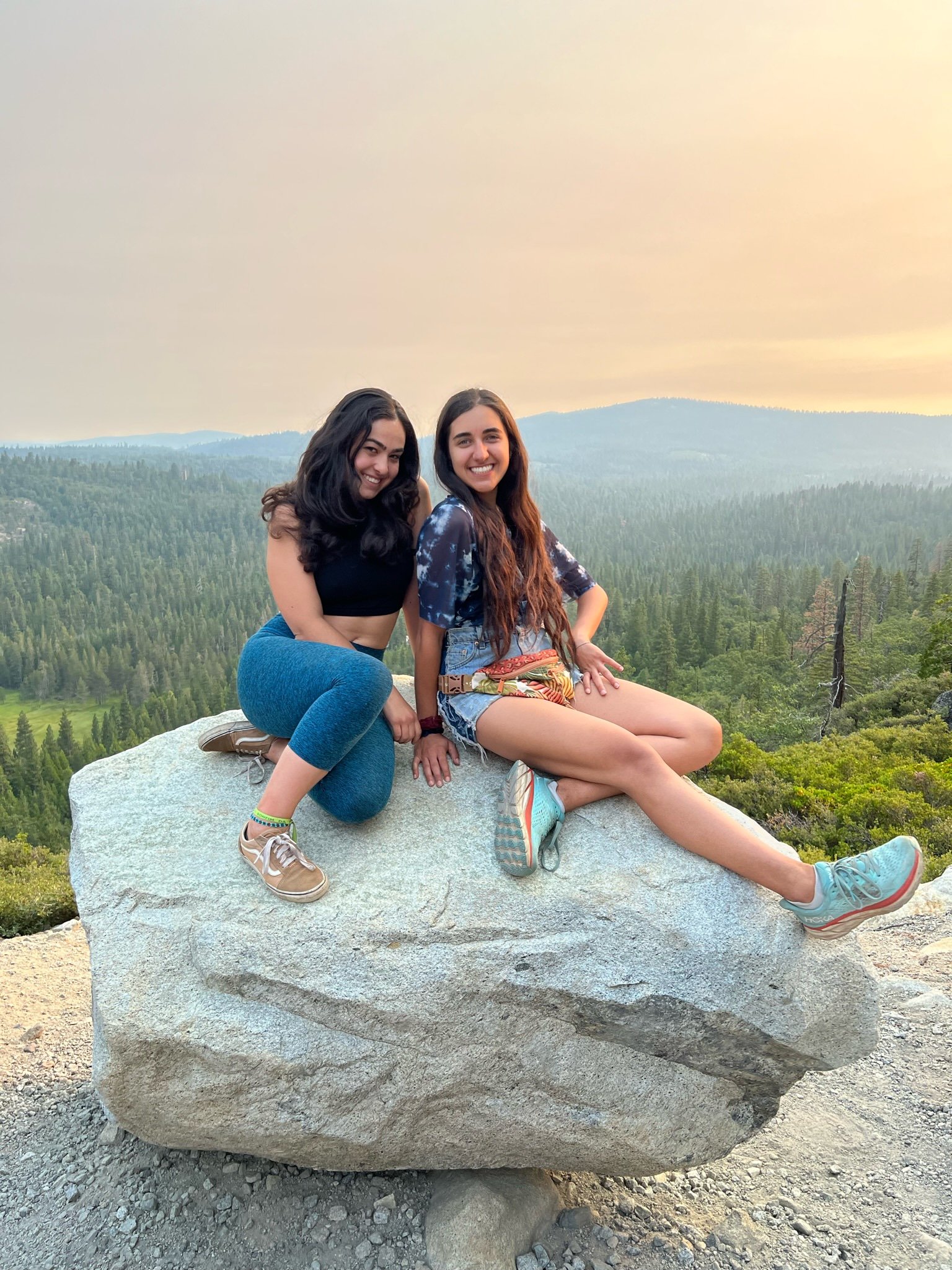 Isabella Ares & Gabby Fiszman after wrapping