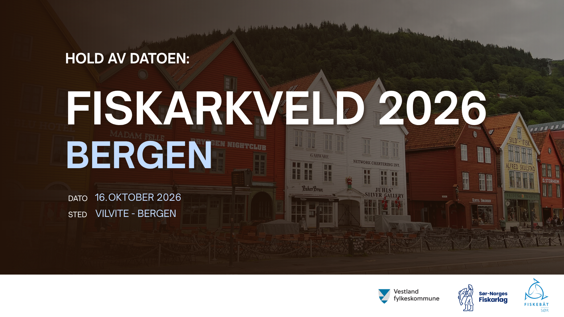 Fiskarkveld i Bergen, fredag 16. oktober