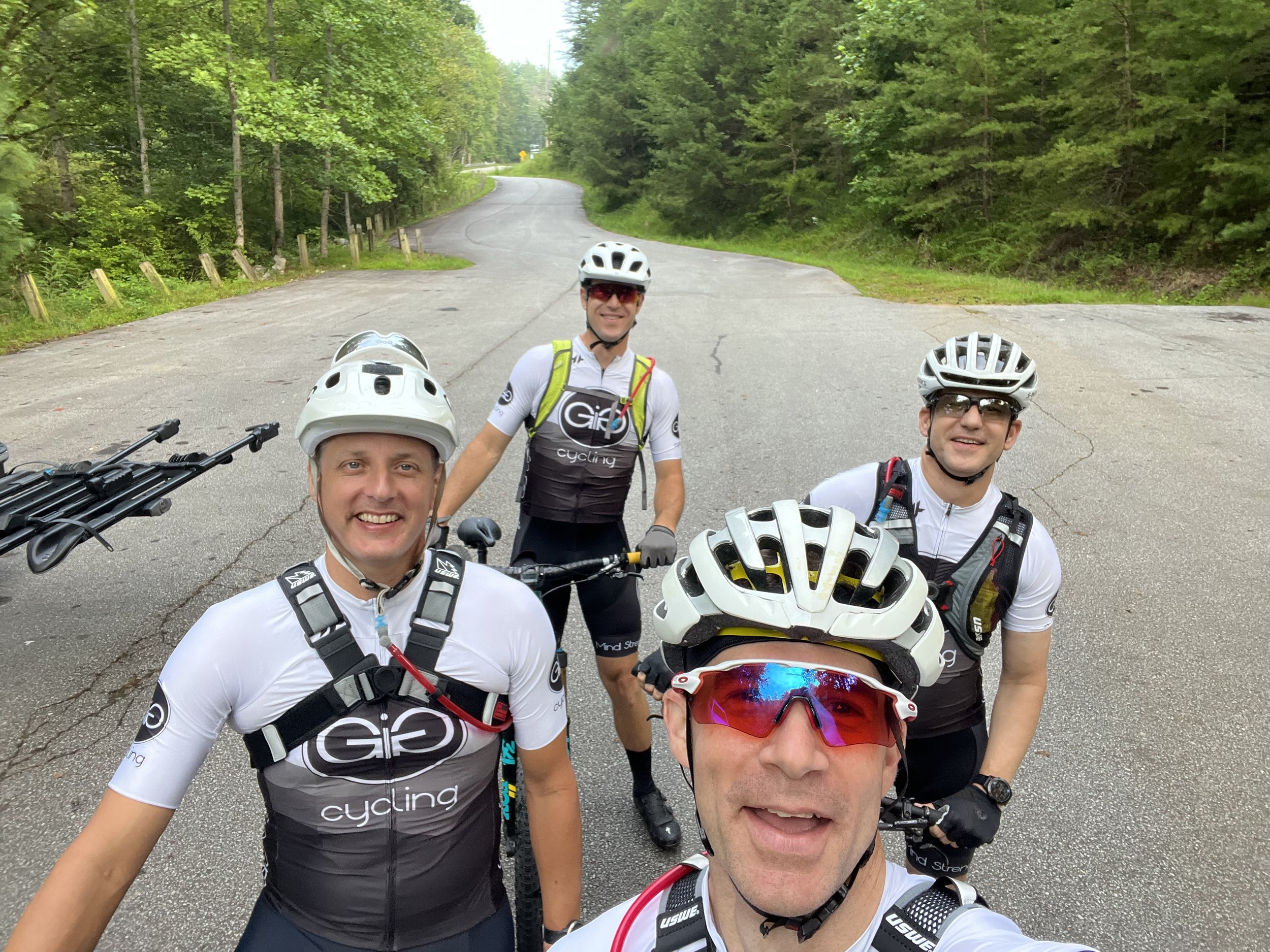 Tyler (in the back), Steve (left), Matt (right), Ed (at front)