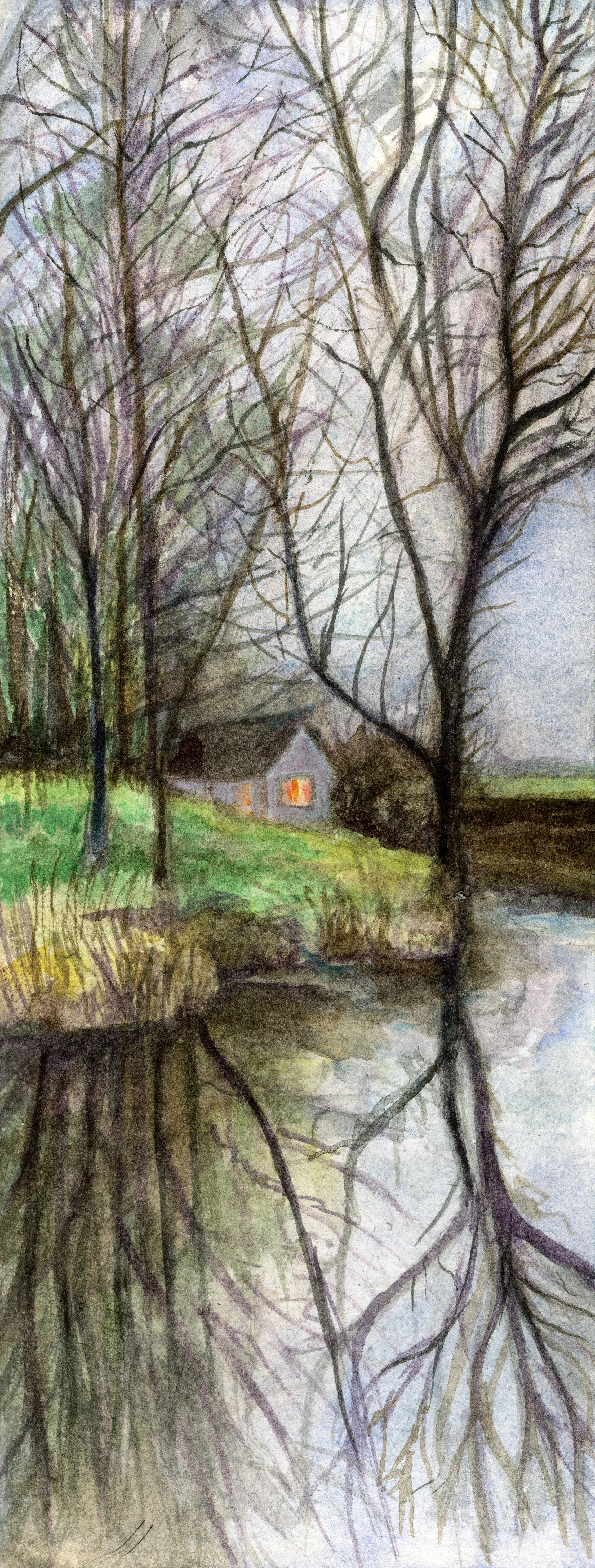 Original  Landscape Watercolour  painting