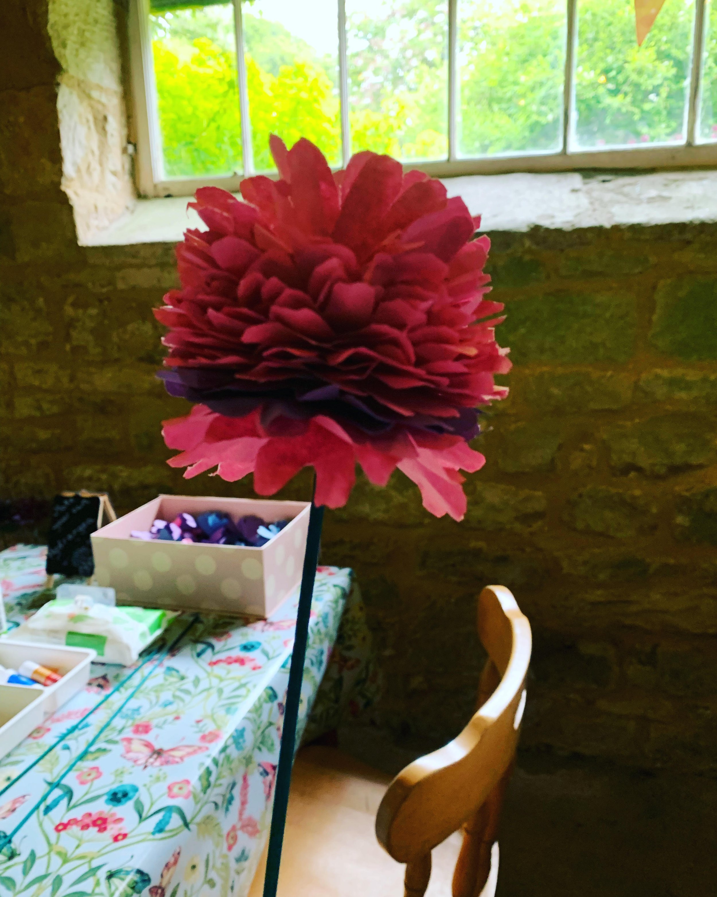 When a young visitor's creation is better than your own! (Participants took home some wonderful keepsakes after these sessions).