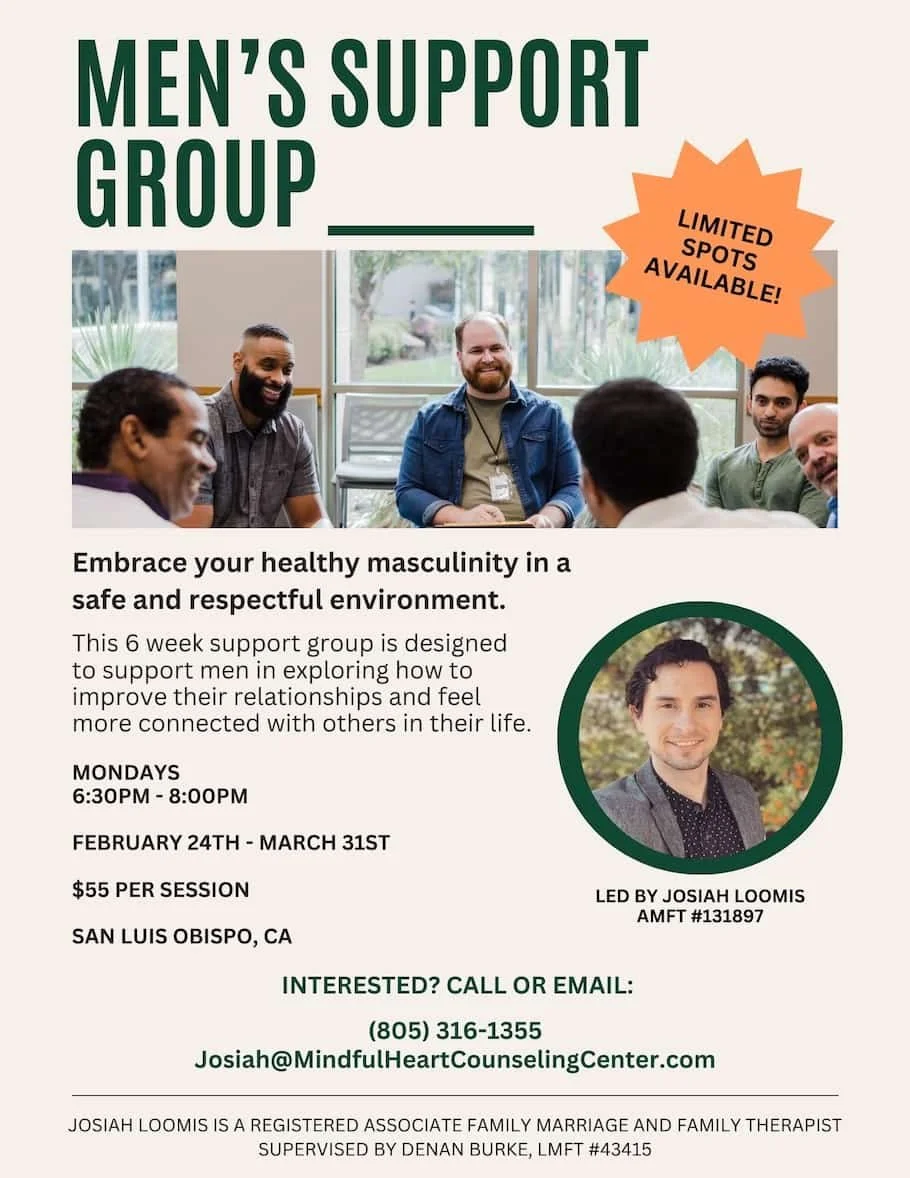 mens support group flier