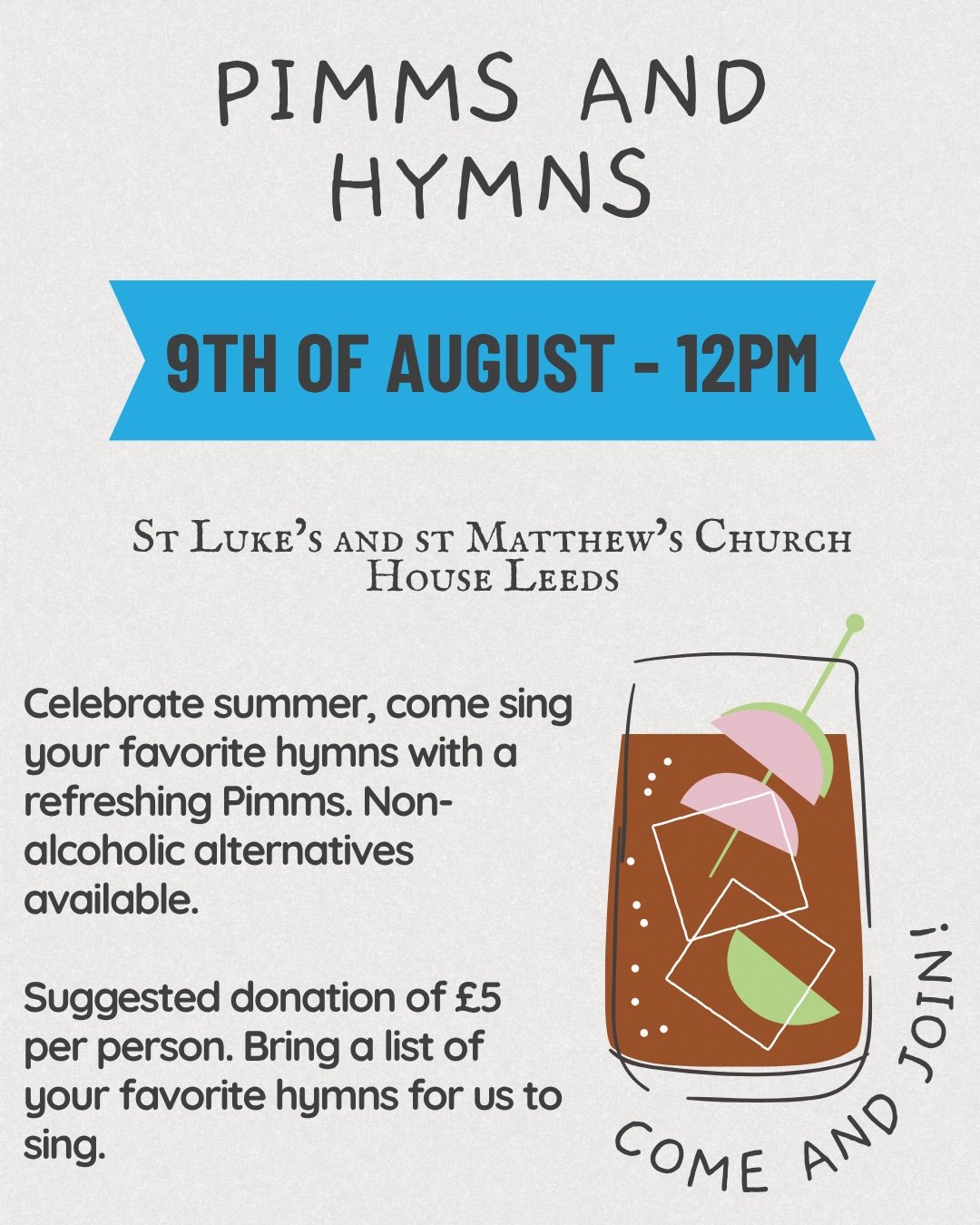 Pimms and Hymns