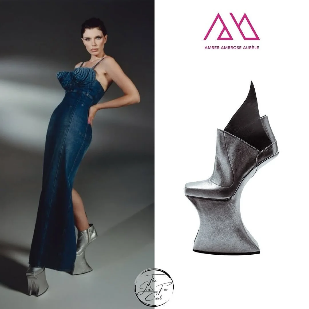 Posted @withregram &bull; @thejuliafoxcloset Julia Fox for Numero NY&rsquo;s (@numerony) Launch Issue 💫 Sept 15, 2025 (Posted Date)

Wearing:
- Jean Paul Gaultier (@jeanpaulgaultier) SS25, Denim Conic Cup Maxi Dress ($1,440 on Editorialist - Sold Ou