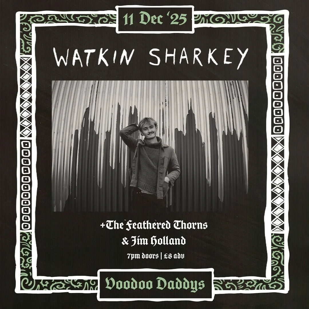 Hello !

It is less than one month till my final show of the year. Thursday 11th December I&rsquo;ll be back in my hometown of Norwich at @voodooshowroom. 

I&rsquo;ll be joined by @thefeatheredthorns &amp; @j.holland for a seated event. Tickets are 