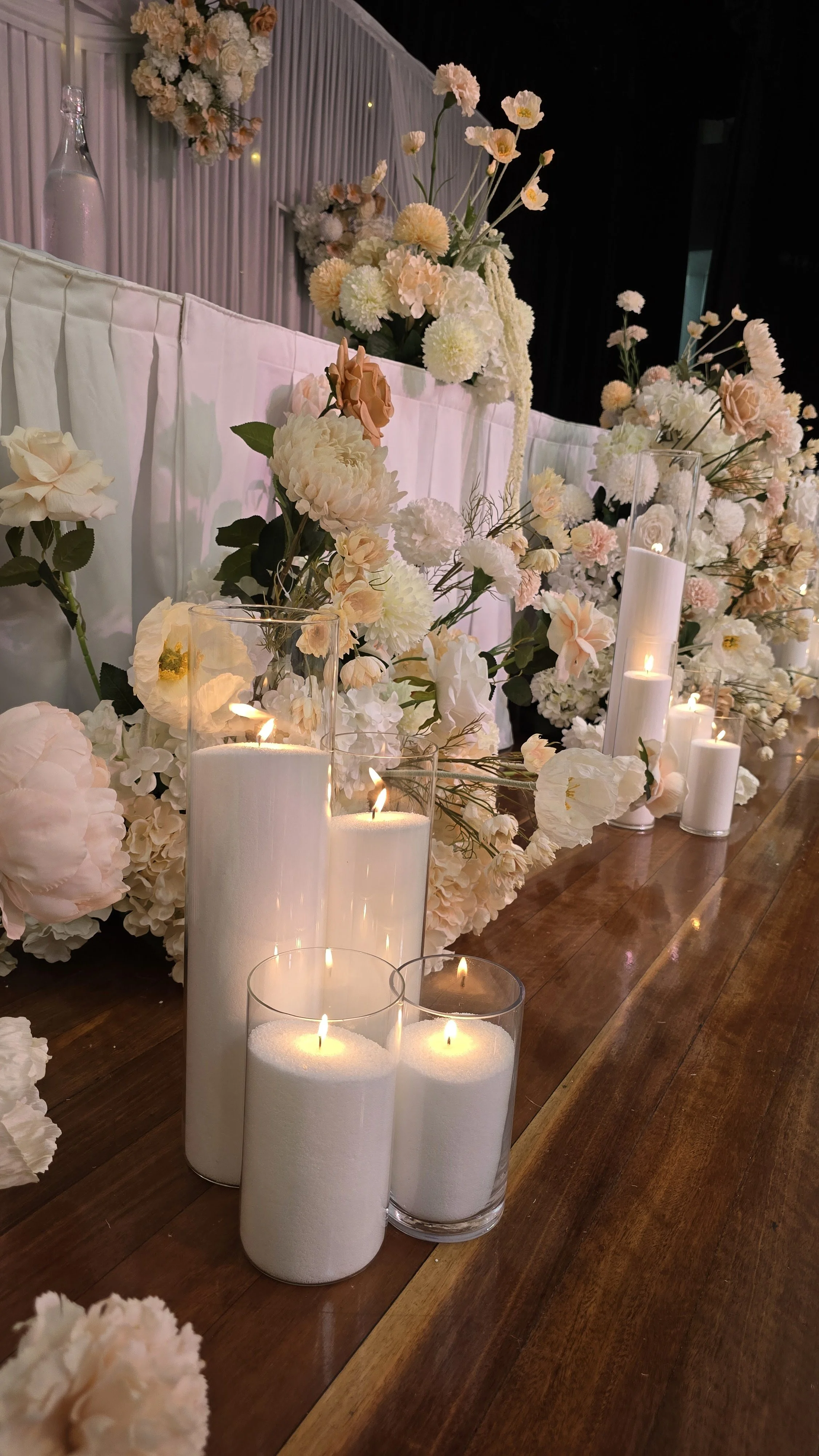 Bridal-table-base-decor-candles-flowers-lushandlavishevents.jpg