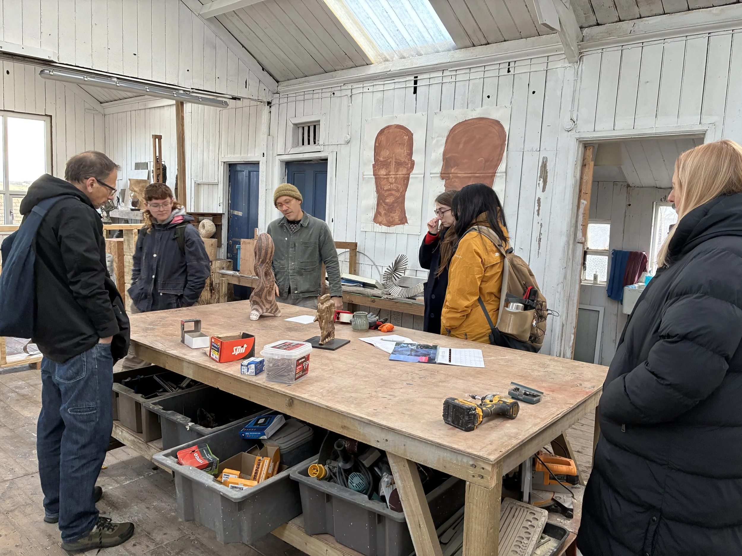 Studio visit - sculpted Joseph Hiller